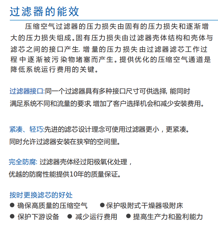 壓縮空氣精密過濾器