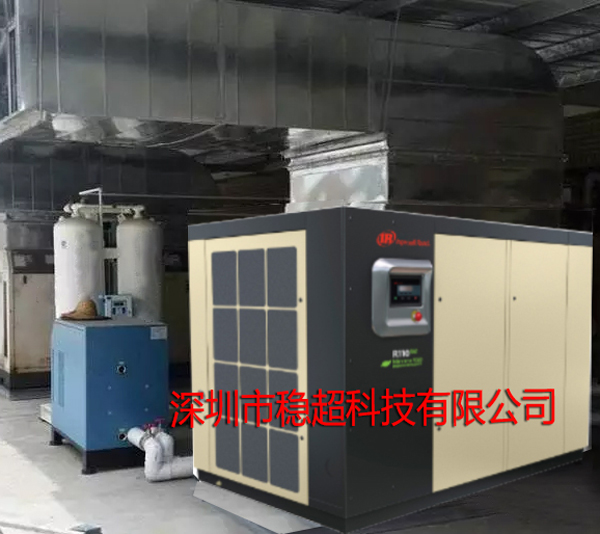 75KW螺桿式空壓機管道